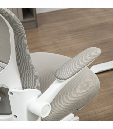 Vinsetto Mesh Office Chair with Headrest, 4D Lumbar Support, Flip-up Arm