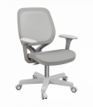 Vinsetto Office Chair, 360° Swivel Desk Chair with Security Wheels, Grey