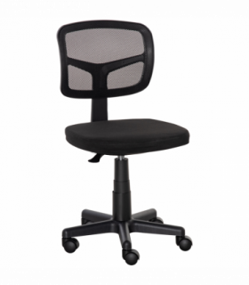 Vinsetto Small Office Chair without Arms, Ergonomic Swivel Mesh Desk Chair