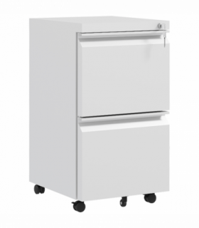 Vinsetto Steel File Cabinet with Lock Hanging Bar for Letter A4 Legal Size White