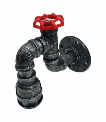 Vintage Industrial Water Pipe Lamp Retro Light Steampunk Wall Sconce
