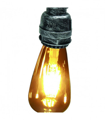 Vintage Industrial Water Pipe Lamp Retro Light Steampunk Wall Sconce