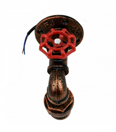 Vintage Industrial Water Pipe Lamp Retro Light Steampunk Wall Sconce