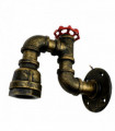 Vintage Industrial Water Pipe Lamp Retro Light Steampunk Wall Sconce