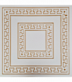White 5 (White&Gold): Decorative Ceiling & Wall Panels - 2m2 (21.52 sqft) - 8 Panels