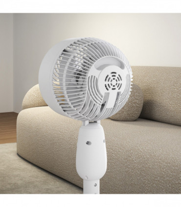White Oscillating Air Circulator - 3-Speed Cooling & Ventilation Fan