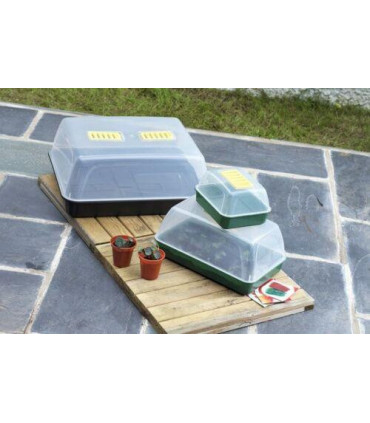 Whitefurze G2666 7 Piece Windowsill Propagator Set - Green