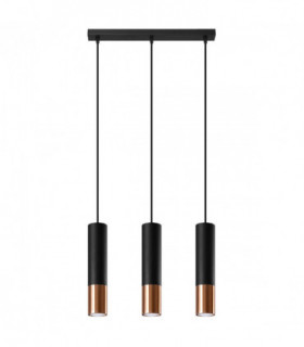 Pendant lamp steel Loopez modern Design GU10