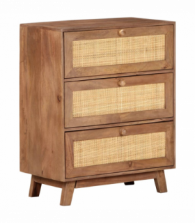 vidaXL Sideboard 61x35x76 cm Solid Mango Wood