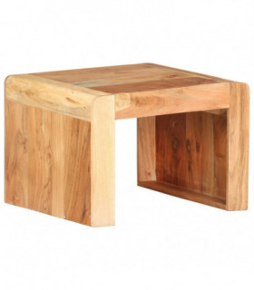 vidaXL Side Table 43x40x30 cm Solid Acacia Wood