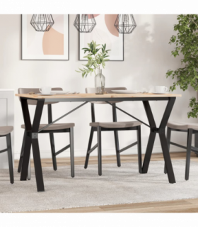 vidaXL Dining Table Legs Y-Frame 120x60x73 cm Steel