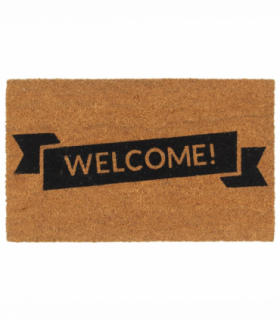 vidaXL Door Mat Natural 45x75 cm Tufted Coir