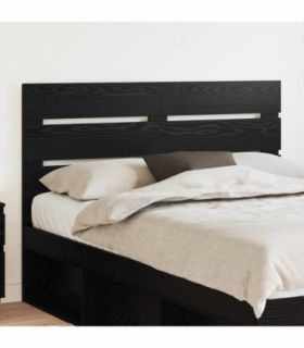 vidaXL Headboard Black Oak Engineered Wood
