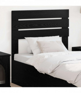 vidaXL Headboard Black Oak Engineered wood