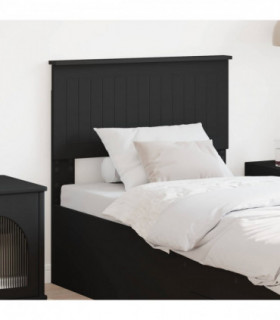 vidaXL Headboard Black Oak Engineered wood
