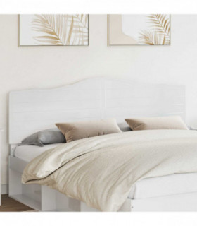 vidaXL Headboard Gloss White Engineered wood