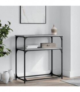 vidaXL Console Table Grey Sonoma 75x35.5x75 cm Engineered Wood
