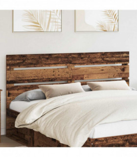vidaXL Headboard Old Wood Engineered Wood