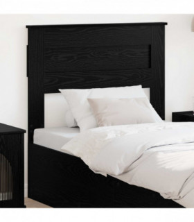 vidaXL Headboard Black Oak Engineered wood