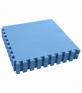 vidaXL Pool Ground Mat 12 pcs Blue 4.32 ㎡ EVA Foam