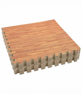 vidaXL Pool Ground Mat 12 pcs Brown 4.32 ㎡ EVA Foam