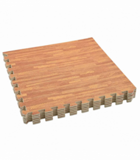 vidaXL Pool Ground Mat 6 pcs Brown 4.32 ㎡ EVA Foam