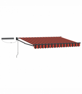 vidaXL Electric Retractable Awning 3 x 2.5 m Polyester with PU coating