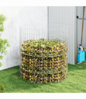 vidaXL Garden Composter Ø100x100 cm Galvanised Steel