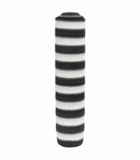 vidaXL Privacy Net Anthracite and White 1x10 m HDPE 195 g/m²