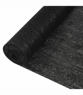 vidaXL Privacy Net Black 1.5x10 m HDPE 195 g/m²