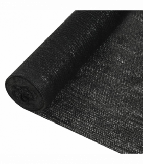 vidaXL Privacy Net Black 1.8x10 m HDPE 150 g/m²