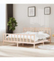 Bed Frame Solid Wood 200x200 cm