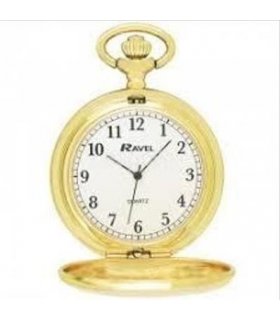 Pocket Watch Gilt 12.13x18.63 cm Polished Full Arabic Dial Classic Hands