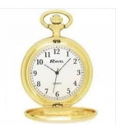 Pocket Watch Gilt 12.13x18.63 cm Polished Full Arabic Dial Classic Hands