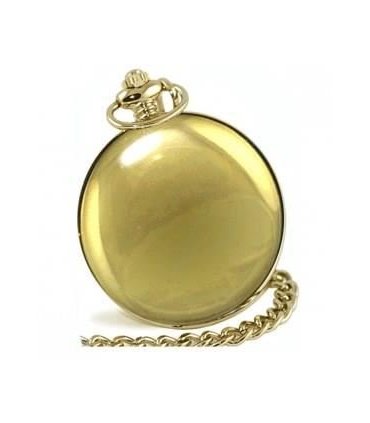 Pocket Watch Gilt 12.13x18.63 cm Polished Full Arabic Dial Classic Hands