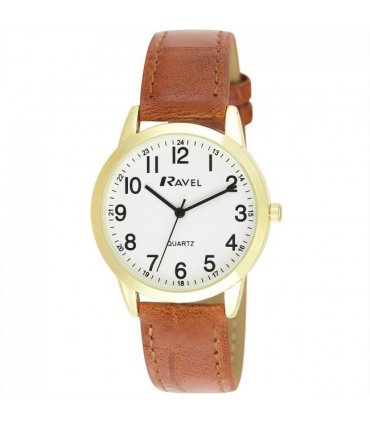Wristwatches Classic Ladies R0132 Faux Leather Strap Watch Black / Silver 27mm