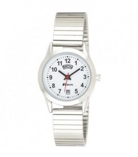 Ravel Womens Day Date Expander Silver Watch R0706.20.2EX