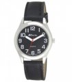Watch Black 27mm Clear Dial Big Bold Numbers Black Strap Quartz 2 Grams 2 Yrs