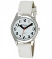 Wristwatches White 36mm Faux Leather Ravel Gents Classic Strap Watch R0125.04.1