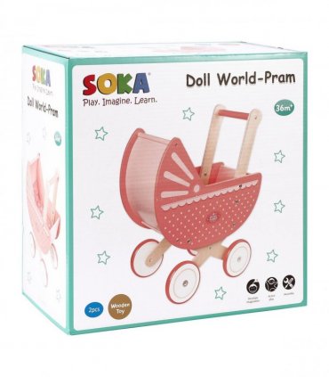 SOKA Doll World-Pram 0000470