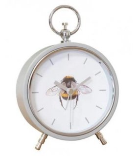 Mantel Clock Metal Bumble Bee Design 17.00 cm x 11.74 cm x 18.03 cm Metal