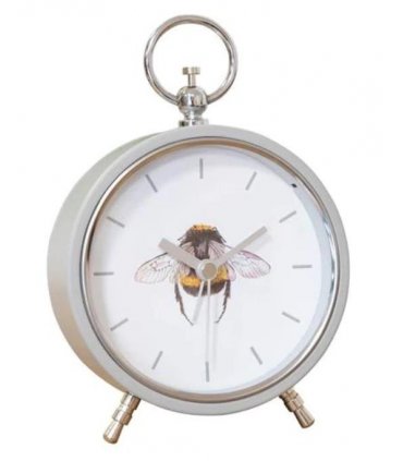 Mantel Clock Metal Bumble Bee Design 17.00 cm x 11.74 cm x 18.03 cm Metal