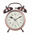 Acctim 'Penbridge' Antique Brass Double Bell Alarm Clock