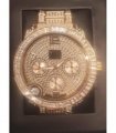NY LONDON GENTS BLING WATCH PI-7498 GOLD