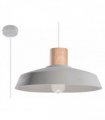 Modern Pendant lamp AFRA Concrete/Wood Loft Design LED E27
