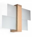 Wall Lamp FENIKS 1 Natural Wood Modern Loft Design LED E27