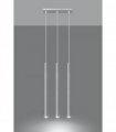 Pendant lamp PASTELO 3 White Round Tube Shape Spot Modern Loft Design LED G9