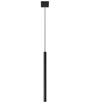 Pendant lamp PASTELO 1 Black Round Tube Shape Spot Modern Loft Design LED G9