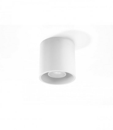 Ceiling Lamp ORBIS 1 White Round Shape Modern Loft Design LED GU10