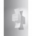 Wall Lamp LORETO White Up/Down Square Shape Modern Loft Design G9